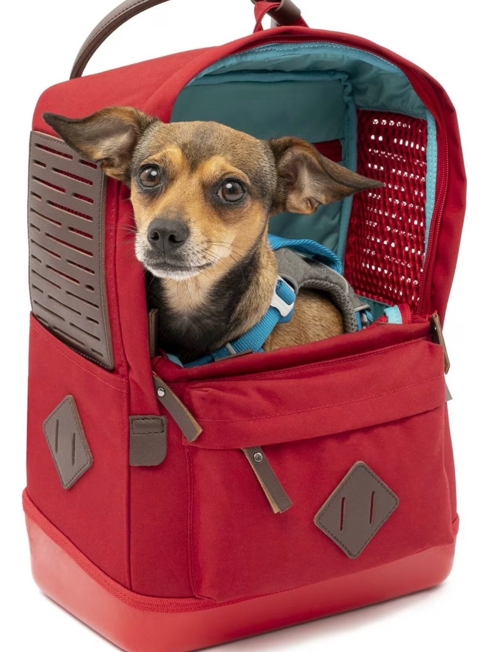Kurgo Nomad Carrier Backpack  - Red - Up to 15 LBS
